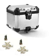 ORIGINAL BMW Motorrad Alu-Topcase inkl. Schließzyl. Silber R1200GS F900GS Adv.