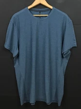 Ten Thousand Men's Versatile Shirt Performance Short Sleeve Slate Blue Size XXL