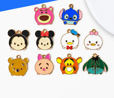 Lot Cartoon Mickey Minnie Charm Pendant DIY Bracelet Earring Jewelry Making