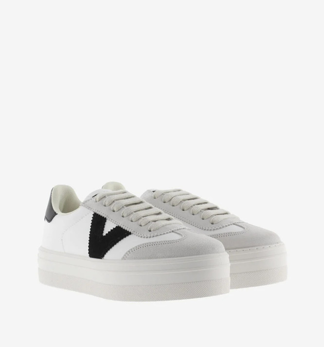 Victoria Barcelona Leather Negro Platform Sneaker Women EU sizes 37-41/US6-10