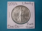 US COINS 2024 YEAR US EAGLE S$1 DOLLAR SILVER COIN 1 OZ FINE SILVER.