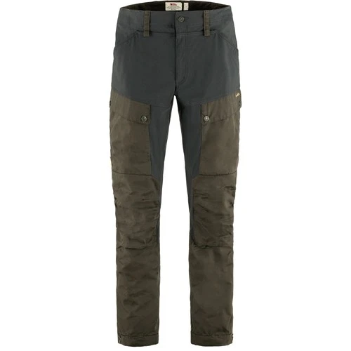 Fjallraven Keb Trousers Men Regular Fit Fjallraven Keb Trousers Men's Hiking Pants, Dark Olive/Dark Grey, 48, Regular