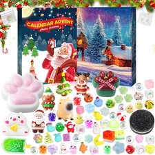 33PCS Christmas Advent Calendar 2025 Squishy Fidget Toys, 24 Days Countdown Adve