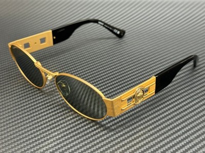 VERSACE VE2264 100230 Gold Silver Unisex 56 mm Sunglasses