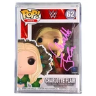 Funko Pop WWE 62 Charlotte Flair Autographed Signed COA Wrestling Figure HTF