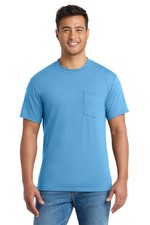 Pocket tees with chest pocket, available in adult sizes S 6XL