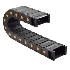 R150 45 X 100M Plastic Drag Chain Cable Carrier Closed Type End Connectors 