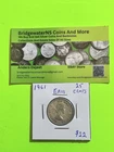1961 Canadian Silver Quarter  Queen ElizabethII AG  STARTING BELOW MELT