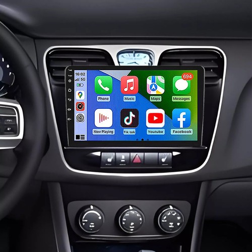 10.1'' Carplay For 2011-2014 Chrysler 200 Android Car Radio GPS Stereo FM Player - Picture 5 of 6