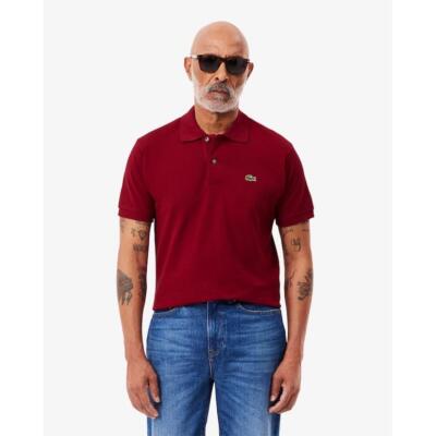 Lacoste NWOT Men's Classic Fit L.12.12 Short Sleeve Polo in Bordeaux Red-2XL