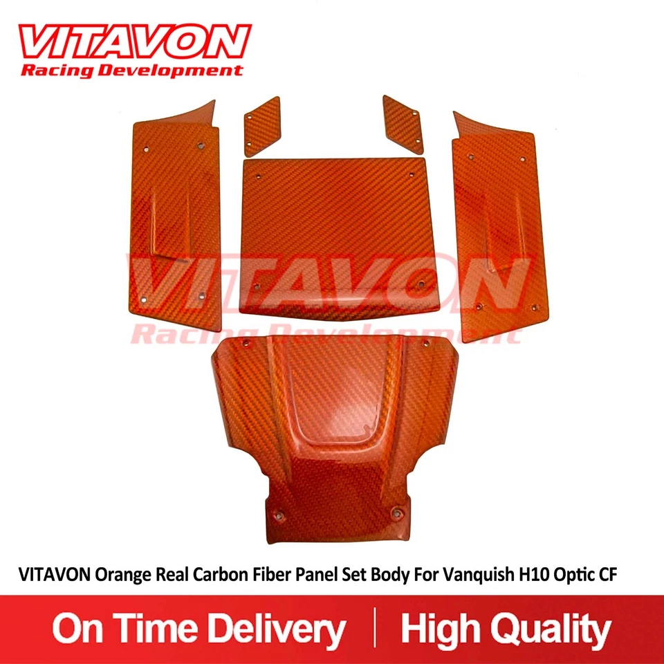 Vitavon Real Carbon Fiber Panel Set Body For Vanquish H10 Optic CF - Image 2 of 4