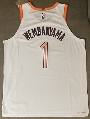NBA Nike Victor Wembanyama City Edition Authentic Jersey SIZE 52