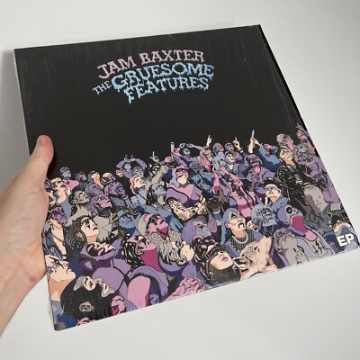JAM BAXTER  - THE GRUESOME FEATURES EP - *OG PRESS* VINYL - UK HIPHOP HIGH FOCUS