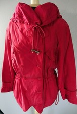 Taifun Red Pure Silk Double Breasted Jacket By Gerry Weber Size 38 (m) Used