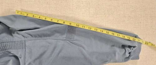 Vintage 80’s Men Banded Collared Long Sleeve Light Blue Shirt Envoy White Tag 2X - Bild 9 von 9