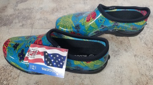 Sloggers Womens Waterproof Comfort Shoes Sz. 10 - NWT- Floral Pattern - Picture 6 of 9