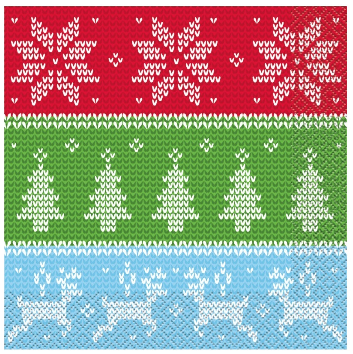 Ugly Sweater Christmas Party Table Luncheon Napkins 16 Pk 2 Ply