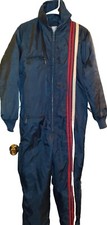 Vtg Men's Snowsuit Sportswear With Racing Stripes By Globe of NH Multicolored