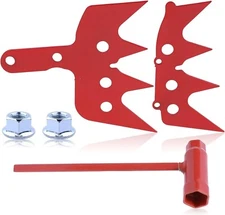 Large Dog Bumper Spike Set For Husqvarna 455 460 461 CS2255 Chainsaws Coated Red