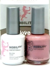 NOBILITY Gel Nail Polish 0.5fl.oz UV/LED Gel Color Duo NBCS101- Blush