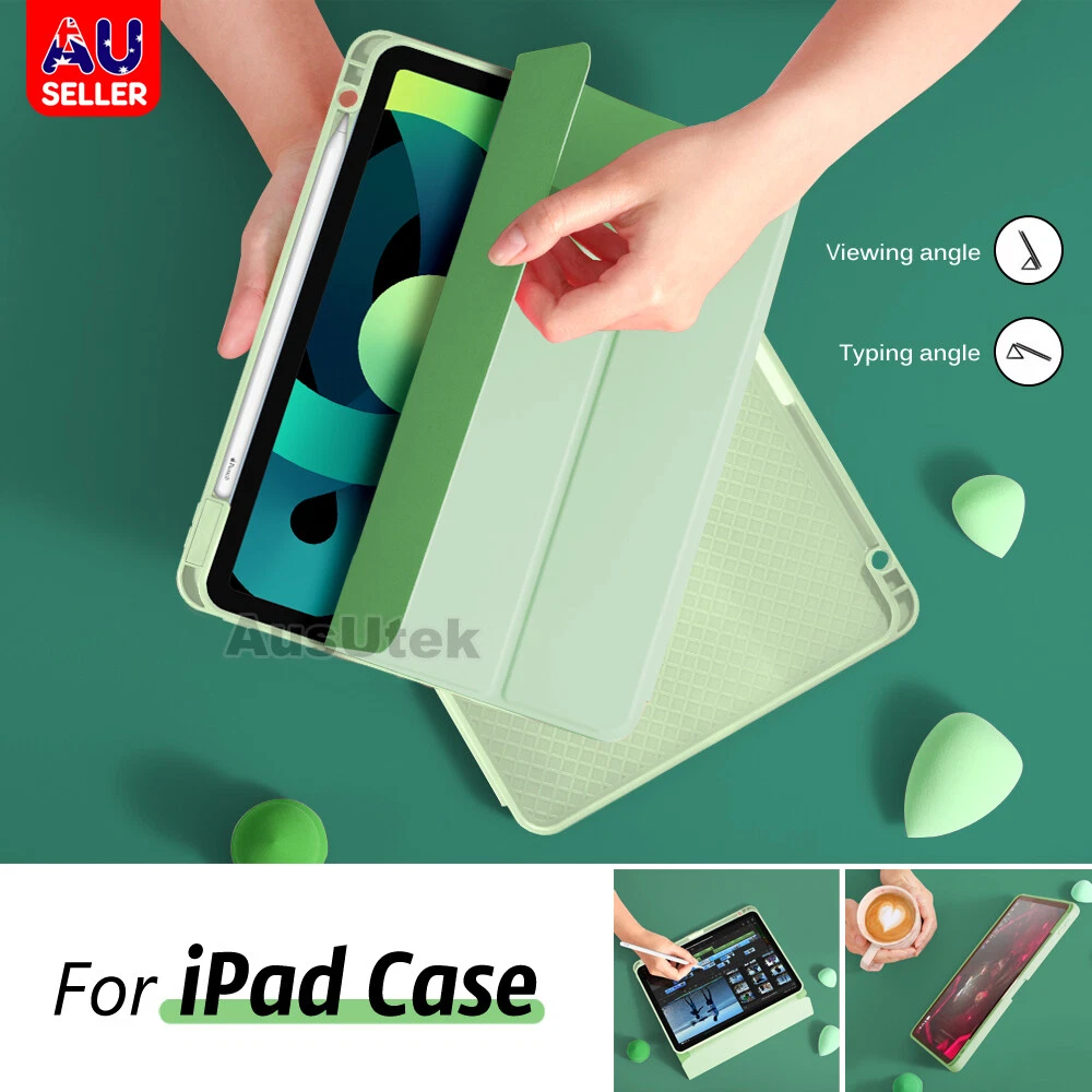 Virus Parasit Koppler ipad air case with pencil holder Segeltuch Kalb