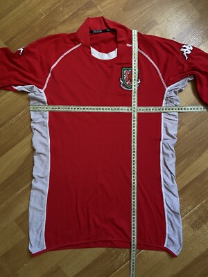 Maillot Domicile Kappa Pays De Galles 2002-2004 – Rouge – Taille L Homme