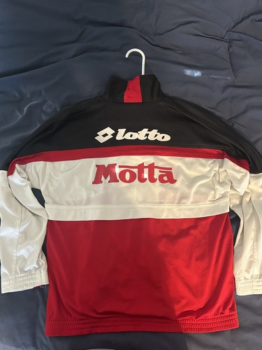 AC MILAN 1993 1994 JACKET VINTAGE ACM FOOTBALL SOCCER MENS LOTTO SIZE M - Picture 2 of 4