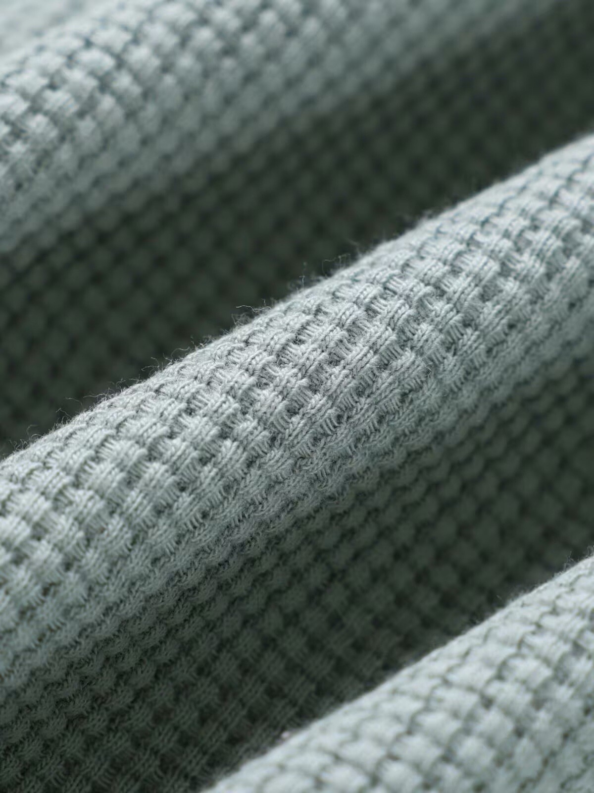 Comfrt Women’s Waffle Lounge Long Sleeve + Pants  In Sage Green Size 3XL New