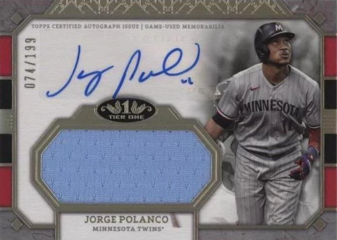 Jorge Polanco Trading Cards for sale | eBay