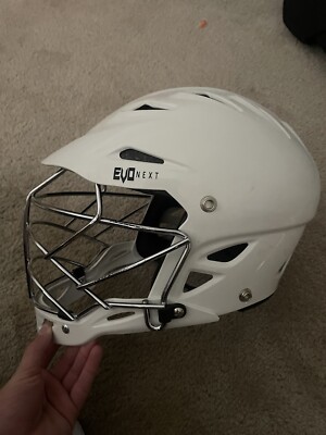 Warrior Evo White Lacrosse Helmet Without Chin Strap (Warrior)  S/M