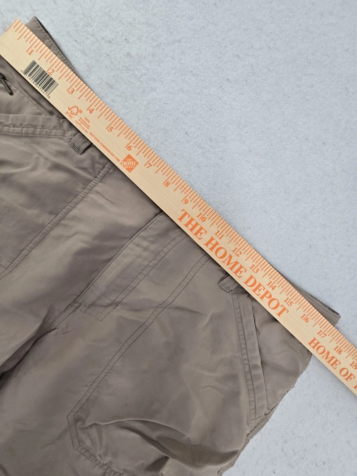 Mountain Hard Wear Shorts 33 Beige Cotton Flat Front Casual Hiking Men Foto 3 de 4