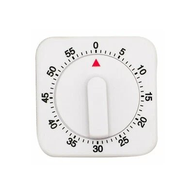 100% Genuine! AVANTI 60 Minute Mechanical Timer White! - image 1 of 2