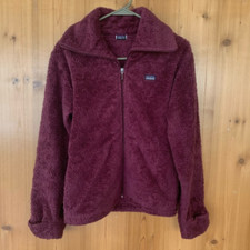 teddy bear style full zip purple berry patagonia sweatshirt ⚡️ womens size small