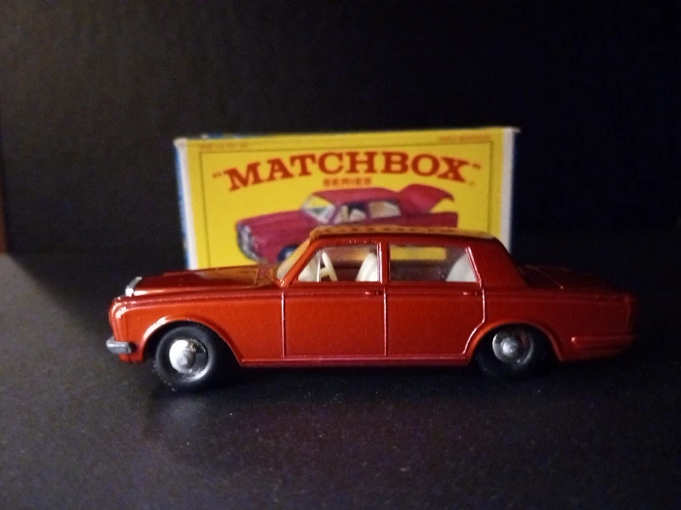 Matchbox #24C Rolls Royce Silver Shadow 1967 en caja original E4 en muy buen estado Foto 3 de 4