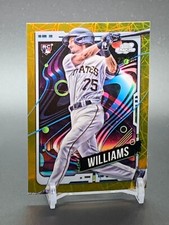 2024 Topps Chrome Cosmic Gold Interstellar Refractor #75 ALIKA WILLIAMS RC #/50