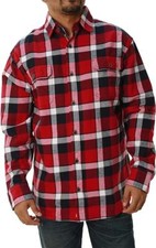 Jachs Men's Brawny Flannel Red Blue White