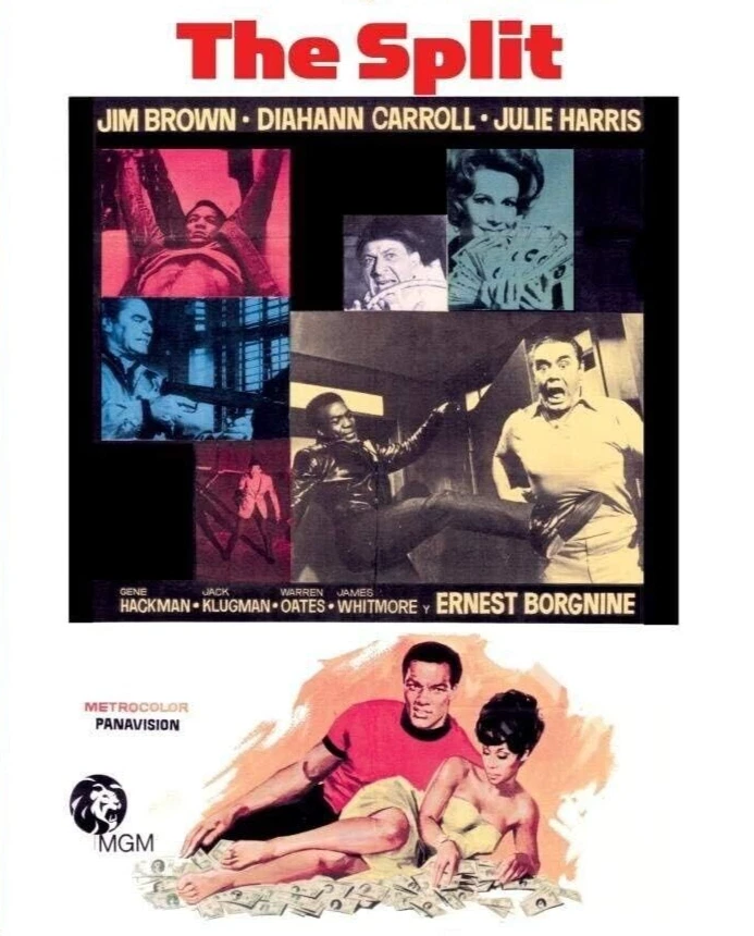 THE SPLIT (1968) Gene Hackman, Julie Harris, Public Domain DVD NO CASE - Image 2 of 2