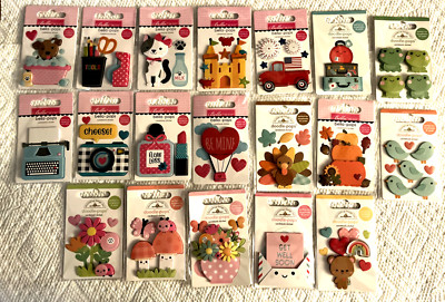 U CHOOSE MIXED VARIETY OF THEME DOODLE-POPS 3D STICKERS BELLA -POPS