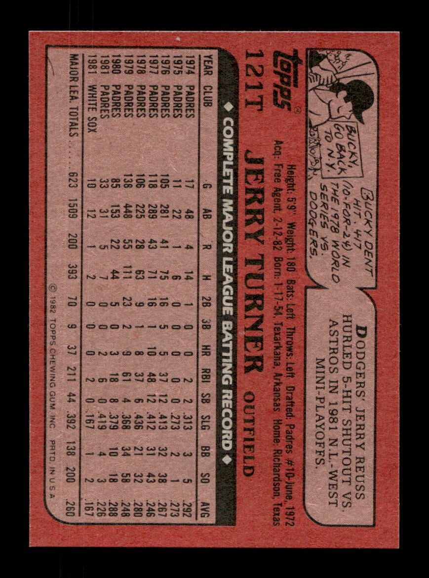 1982 Topps Traded 1-132 EX-MT/NM Pick From List All PICTURED - Picture 95 of 501