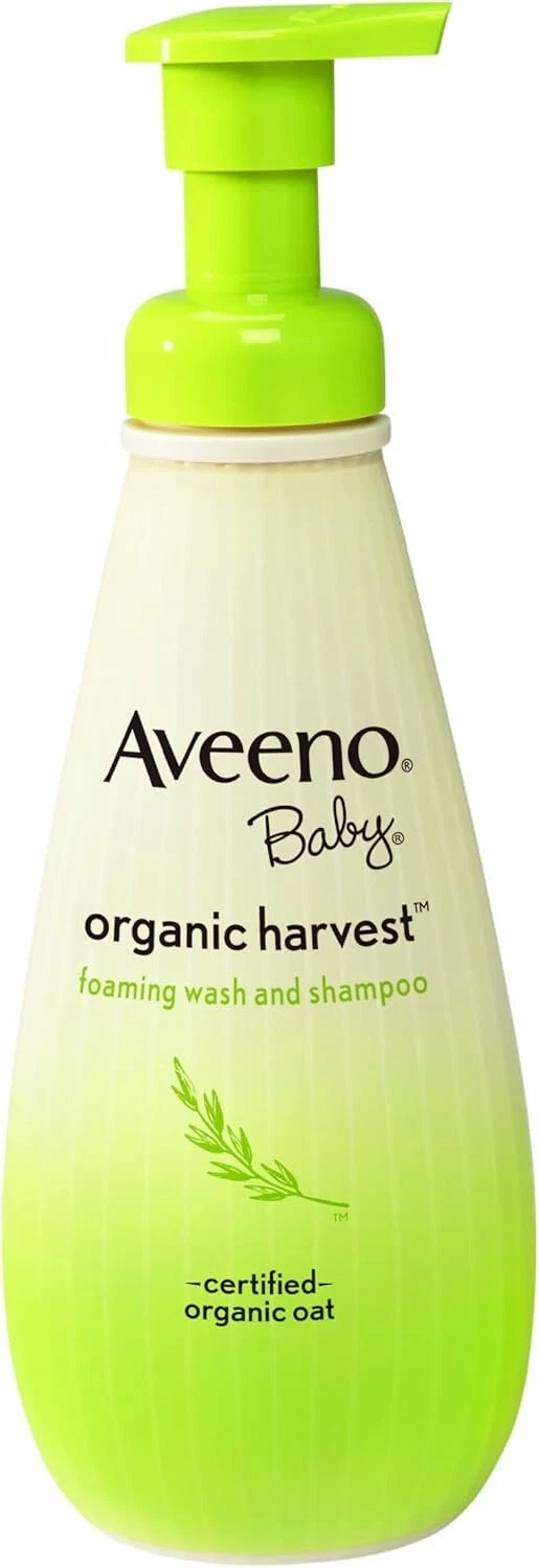 Aveeno Baby Organic Harvest Foaming Wash Shampoo 8 oz NEW
Opens in a new window or tab