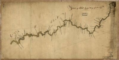 12'' x 24'' 1766 map River of Ohio