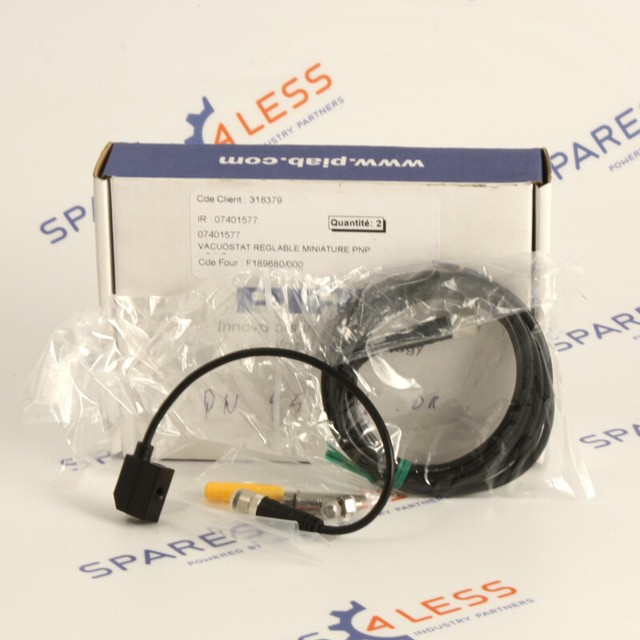 piab vakuum switch PNP NO LM8 0107731 Vakuumschalter einstellbar PNP NO