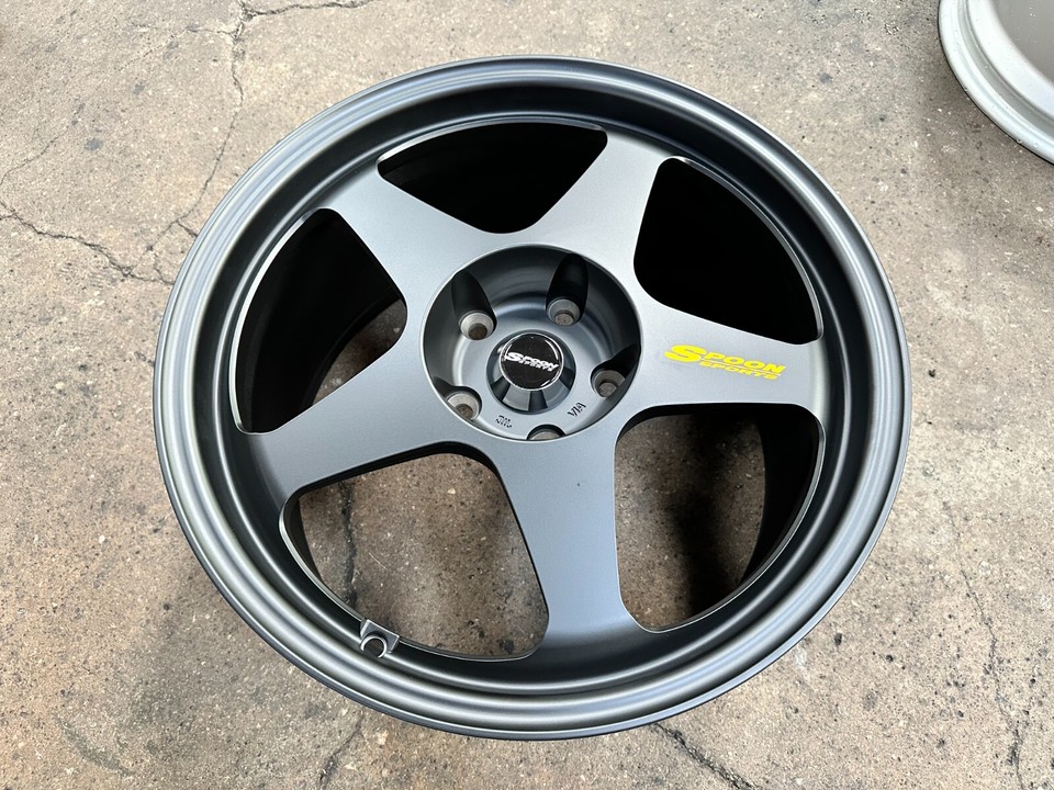 Spoon Fl5 Rims 18x9.5 ET44 5x120 AOW SPOON Rays TE37 Flow Formed Wheel Civic Type R ...