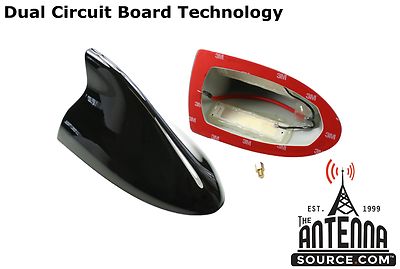Functional AM/FM BLACK Shark Fin Antenna - FITS: 2010-2018 Toyota Prius
