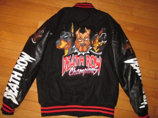 FILA Copricapo Classici Death Row Champions 1991 Varsity Giacca Ricamata Med. 44"