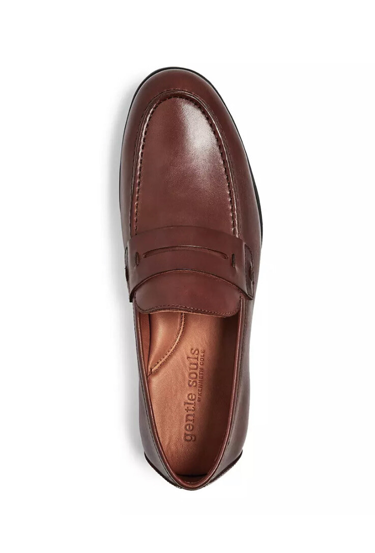 Kenneth Cole $250 Gentle Soul Men 9M Leather Stuart Penny  display picture 1