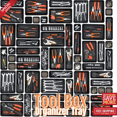 48 Set Tool Box Organizer Tray Dividers Set Toolbox Organizer and Garage Storage