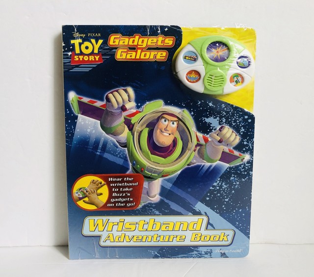 Disney Pixar Toy Story Gadgets Galore Wristband Adventure Book RARE New