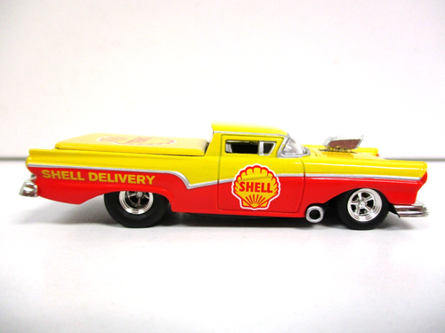 HOT WHEELS SHELL SERVICE SUPERCHARGED 1957 FORD RANCHERO PRO-STREET ...