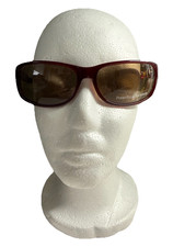 NOS Perry Ellis Portfolio Sunglasses 100 UV Protection Red Tone Vtg